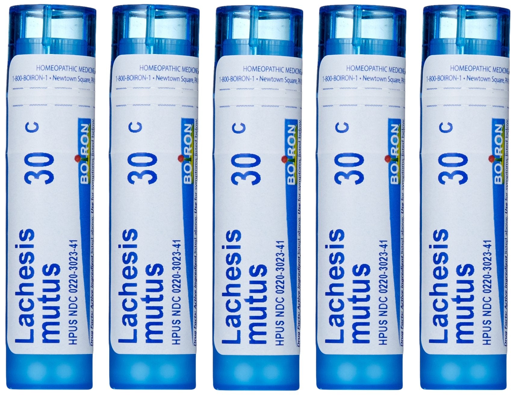 Boiron Lachesis Mutus 30C pellets pack for discreet hot flash support