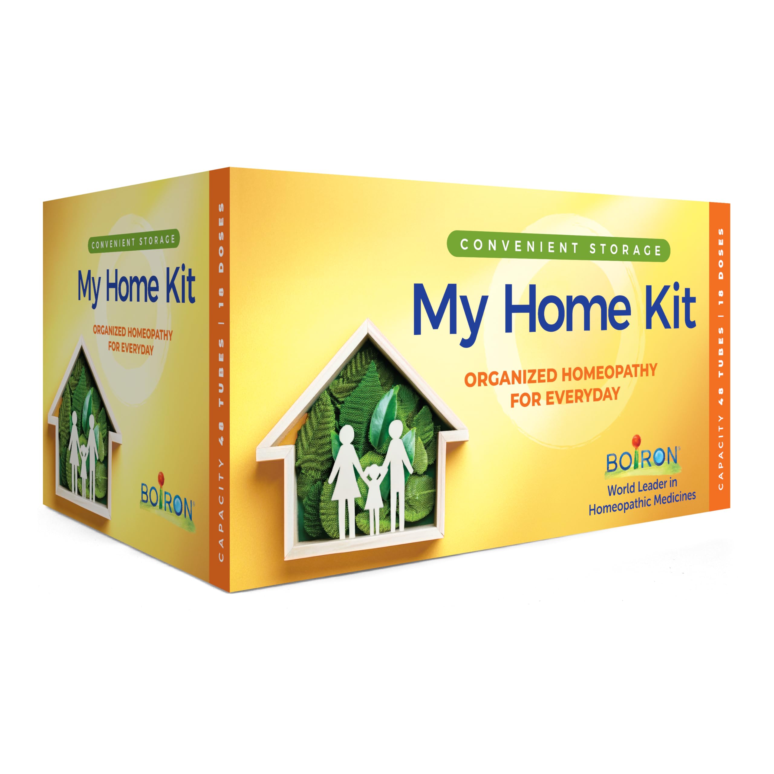Boiron My Home Kit demonstrates 48-tube capacity for organized storage