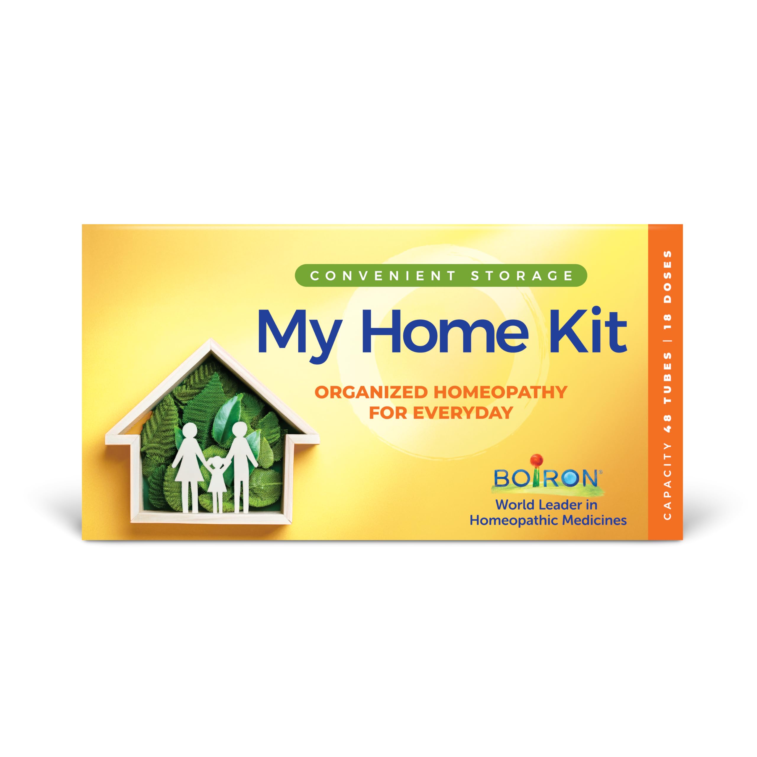 Boiron My Home Kit storage case open keeps tubes neatly organized