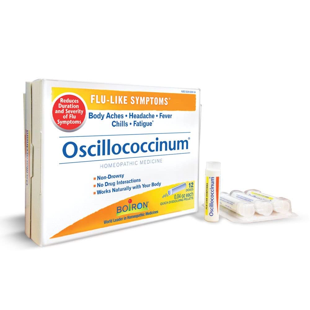 Boiron Oscillococcinum brand logo on box for brand recognition