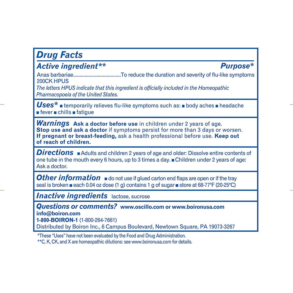 Oscillococcinum as a gentle option during flu season for onset symptoms.
