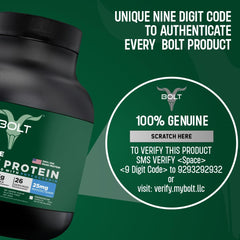 Bolt Biozyme plant protein ingredients illustrating pea and rice blend.