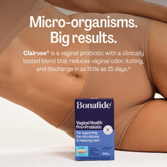 Bonafide Clairvee probiotic ingredients label for informed selection