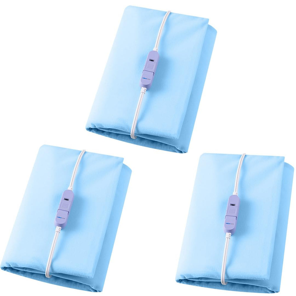 Boncare Stay-On large vinyl heating pad for back-shoulders, continuous warmth during relaxation.