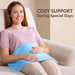 Boncare Stay-On pad with moist heat insert ready for deeper warmth when desired.