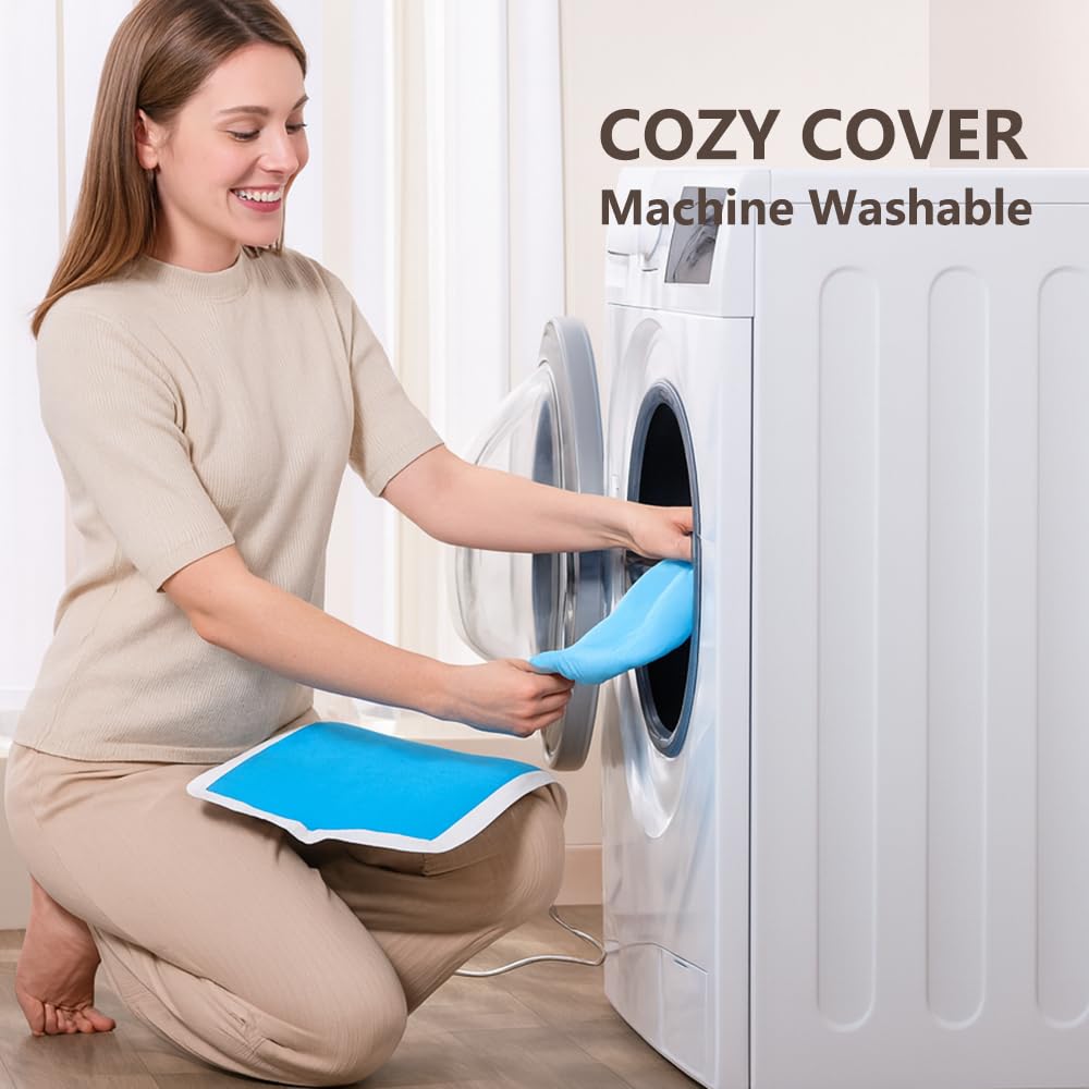 Boncare Stay-On portable 12x24 pad suitable for home, travel, or office warmth.