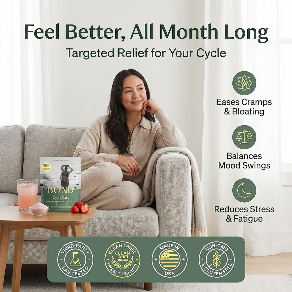 Bond Cycle Care with probiotics and fiber supports digestion and gut balance.