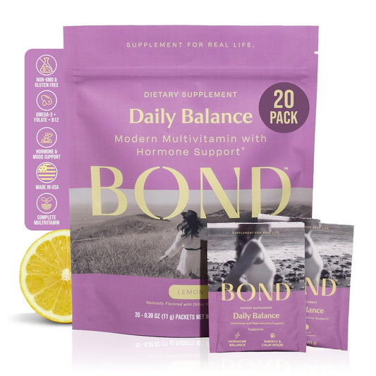 BOND Prenatal Drink Mix bottle for on-the-go daily nourishment