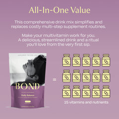 BOND Prenatal Drink Mix probiotic blend close-up for gut comfort