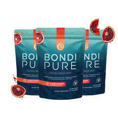 Bondi Pure Blood Orange pack shot highlighting convenient daily hydration