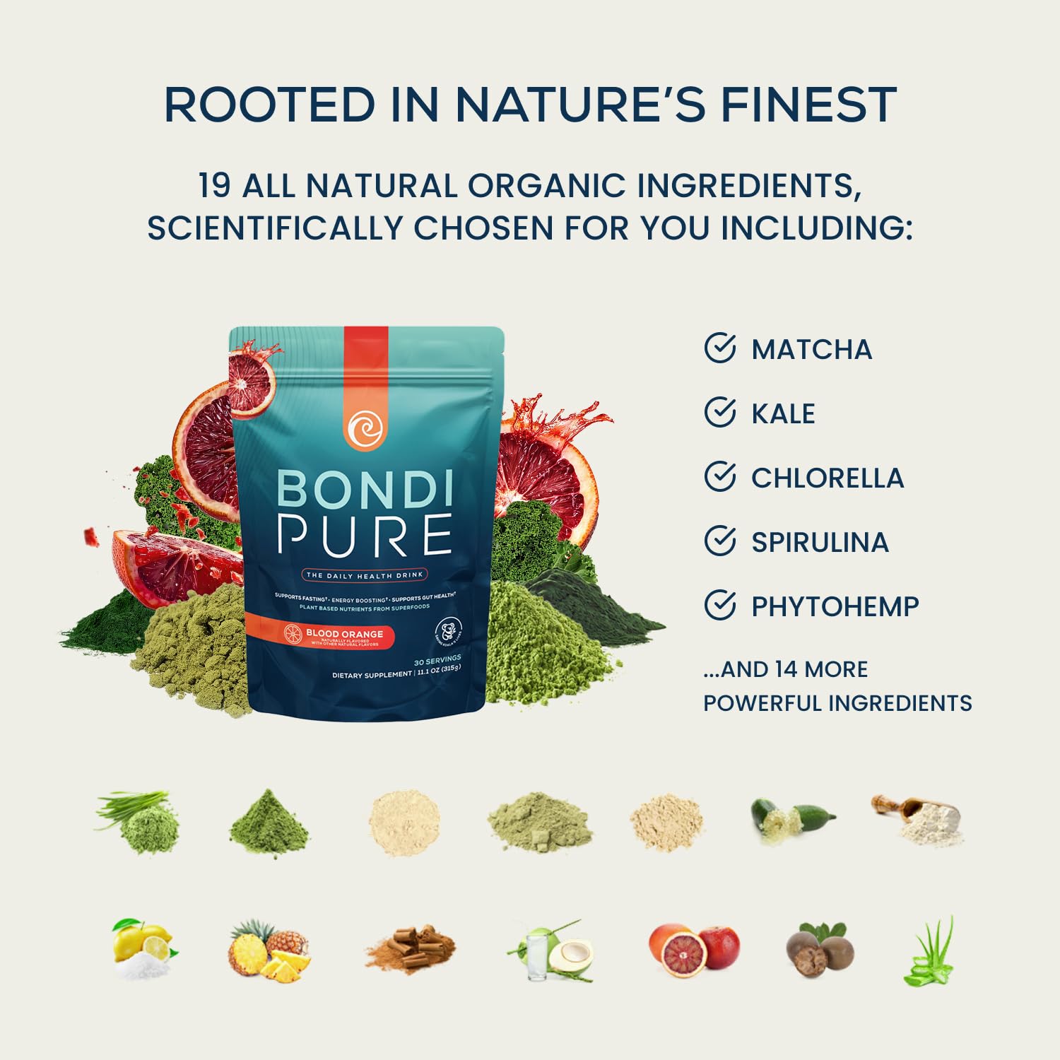 Bondi Pure Green Apple bottle pour ideal for easy mixing