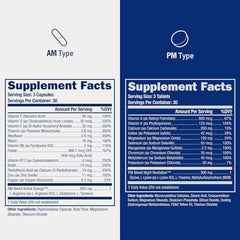 Grow Up AM capsules shown with essential minerals for daily growth.