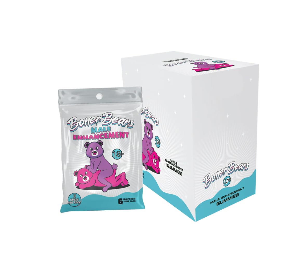 Boner Bears 20-pack box front view, compact packaging for easy storage.