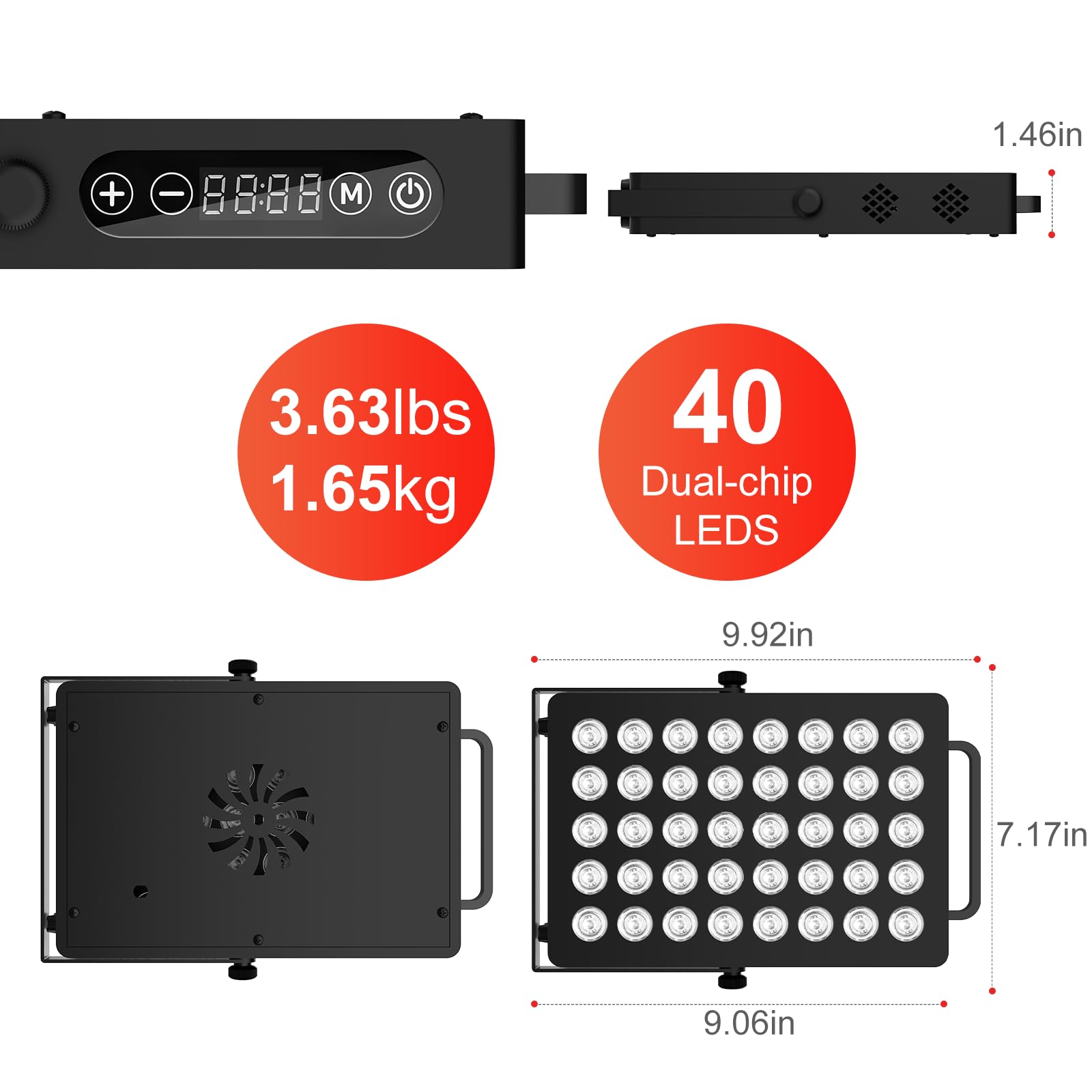 Bonlibro BN-40 portable design supports use at home, office, or gym.