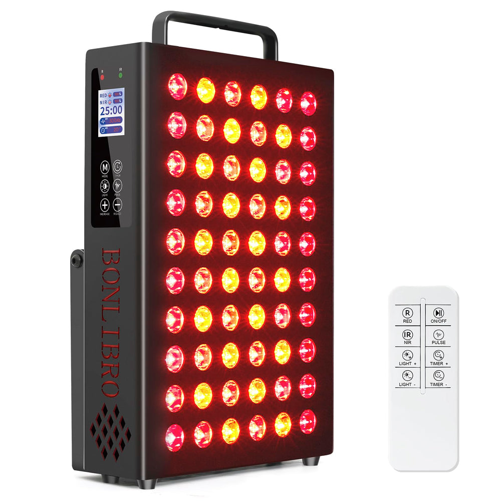BONLIBRO red light panel displays four wavelengths for comprehensive skin wellness