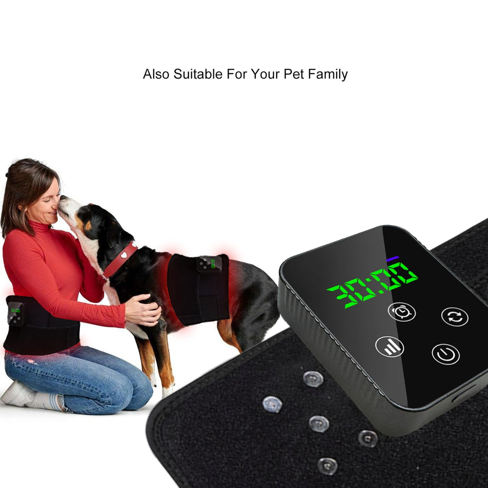 Lightweight belt enables comfortable sessions anywhere