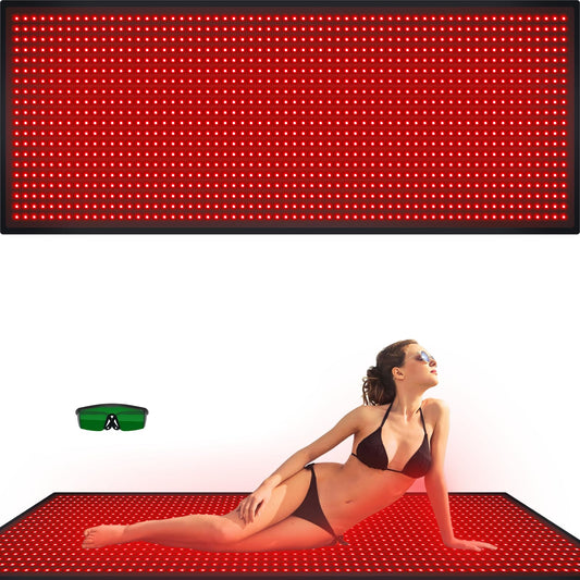 Bonodave red light therapy pad offers full body coverage for relaxation.