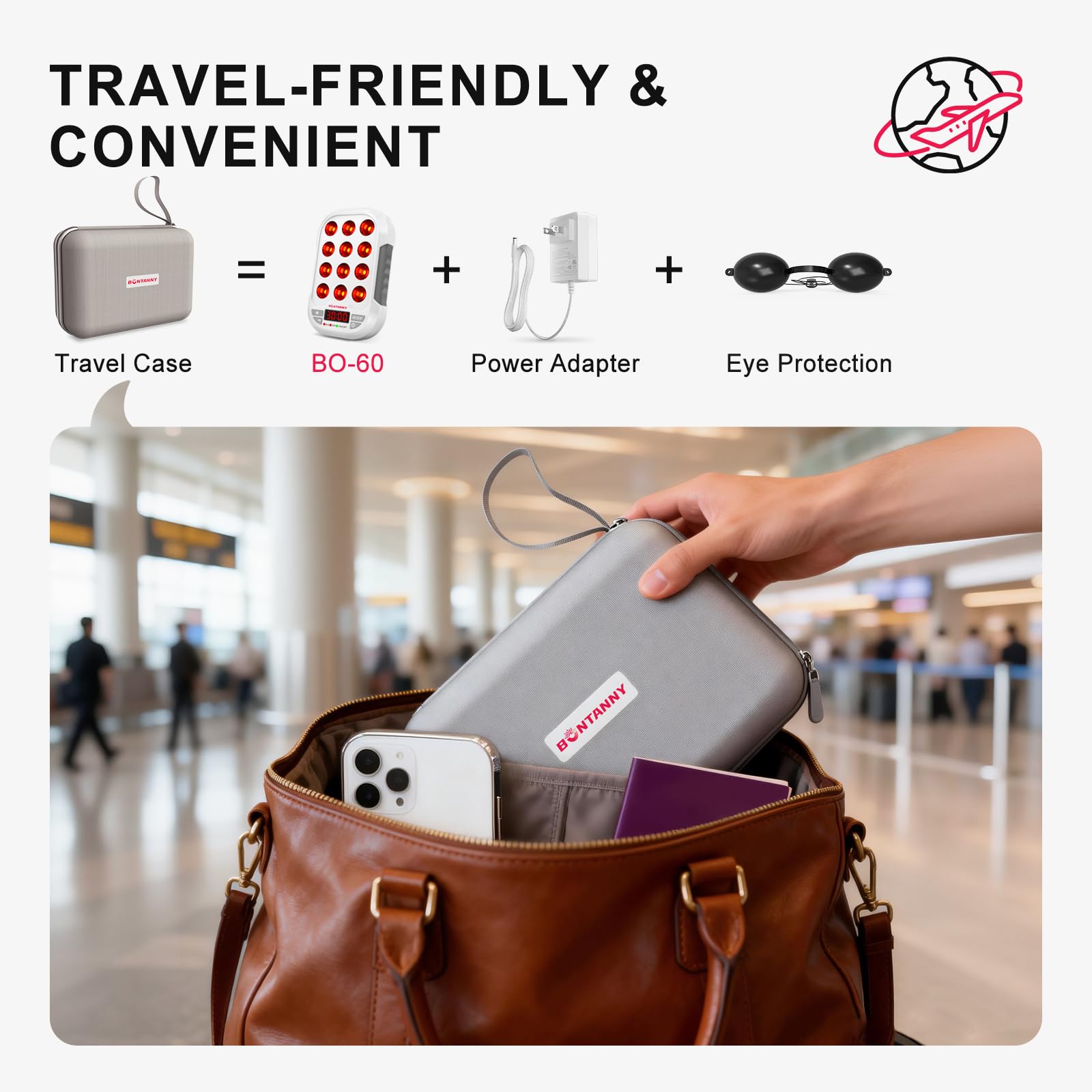 BONTANNY BO-60 cordless use up to 3 hours in daily life