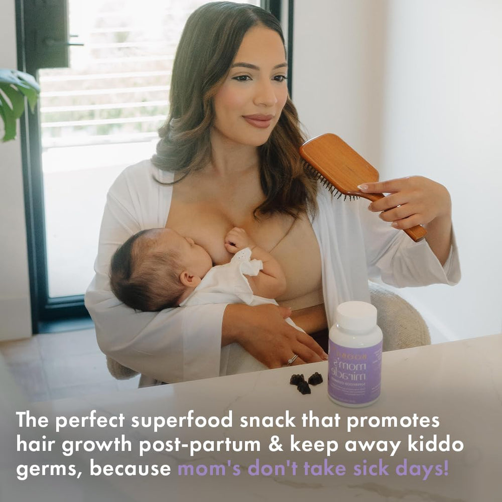 Boobie Bears biotin ingredient highlighting hair health.