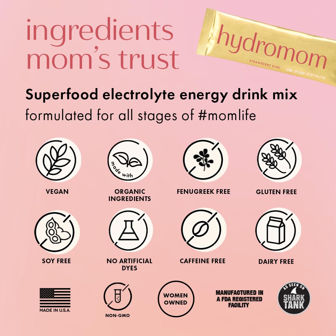 Boobie Hydromom supports lactation hydration with a refreshing taste