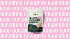 BoochBod on the go pack in a bag for easy daily routine.