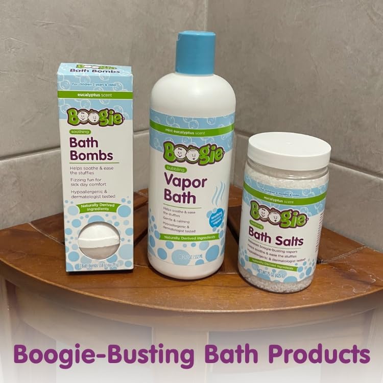 Pack of 2 Boogie Bubble Bath bottles ready for busy families.