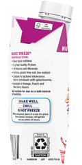 BOOST Breeze whey protein visual indicating 9 g protein per serving