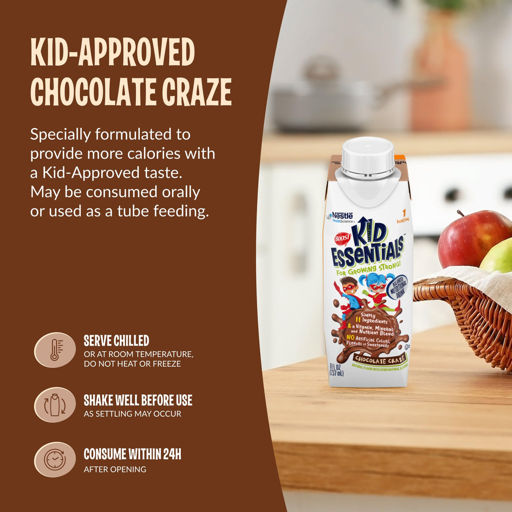 BOOST Kid Essentials 1.0 chocolate craze meal time idea supports busy families
