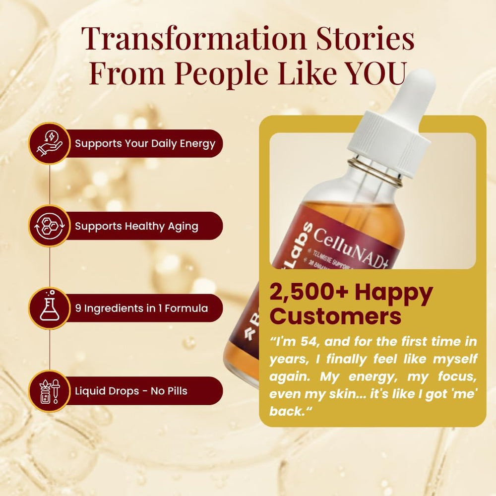 Boost Labs liposomal NAD+ dropper ready for convenient on-the-go use