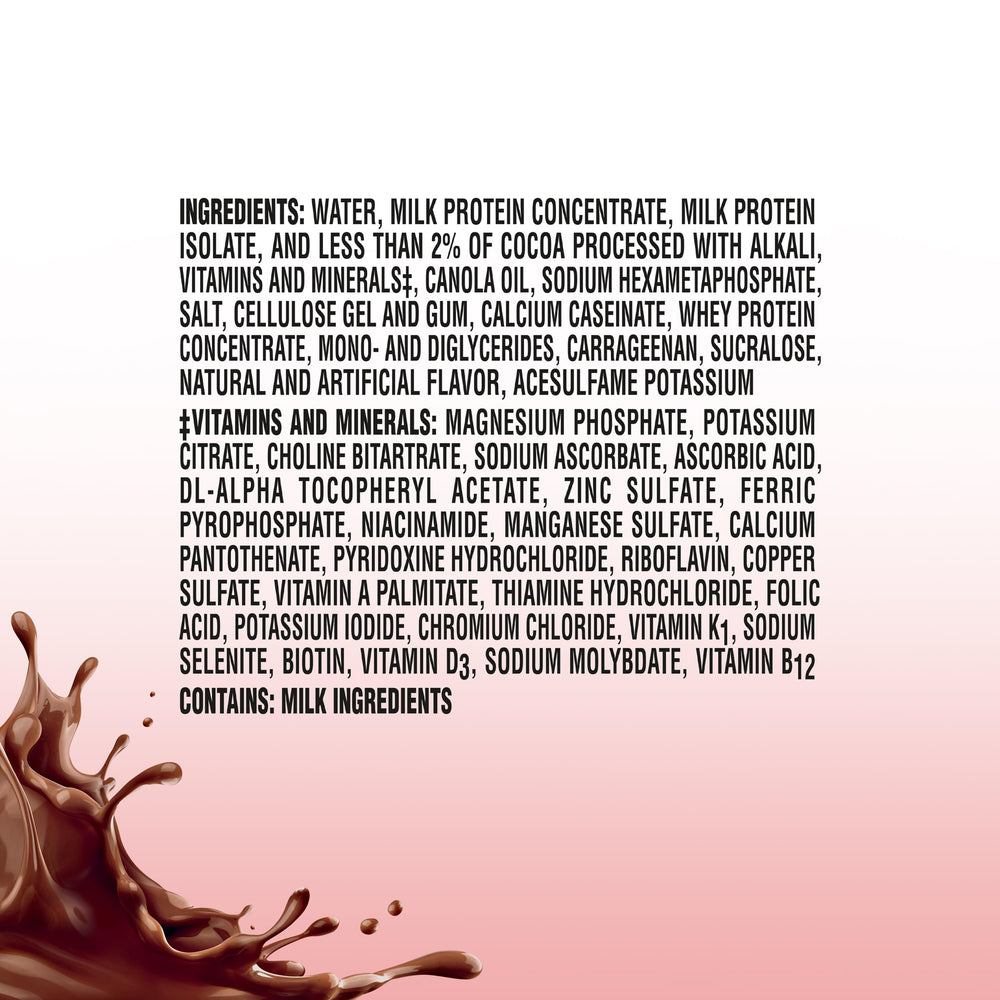 Serving BOOST Max chocolate cup illustrating easy daily protein intake.
