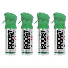 Boost Oxygen pocket-size 3L canister front view for quick respiratory support.