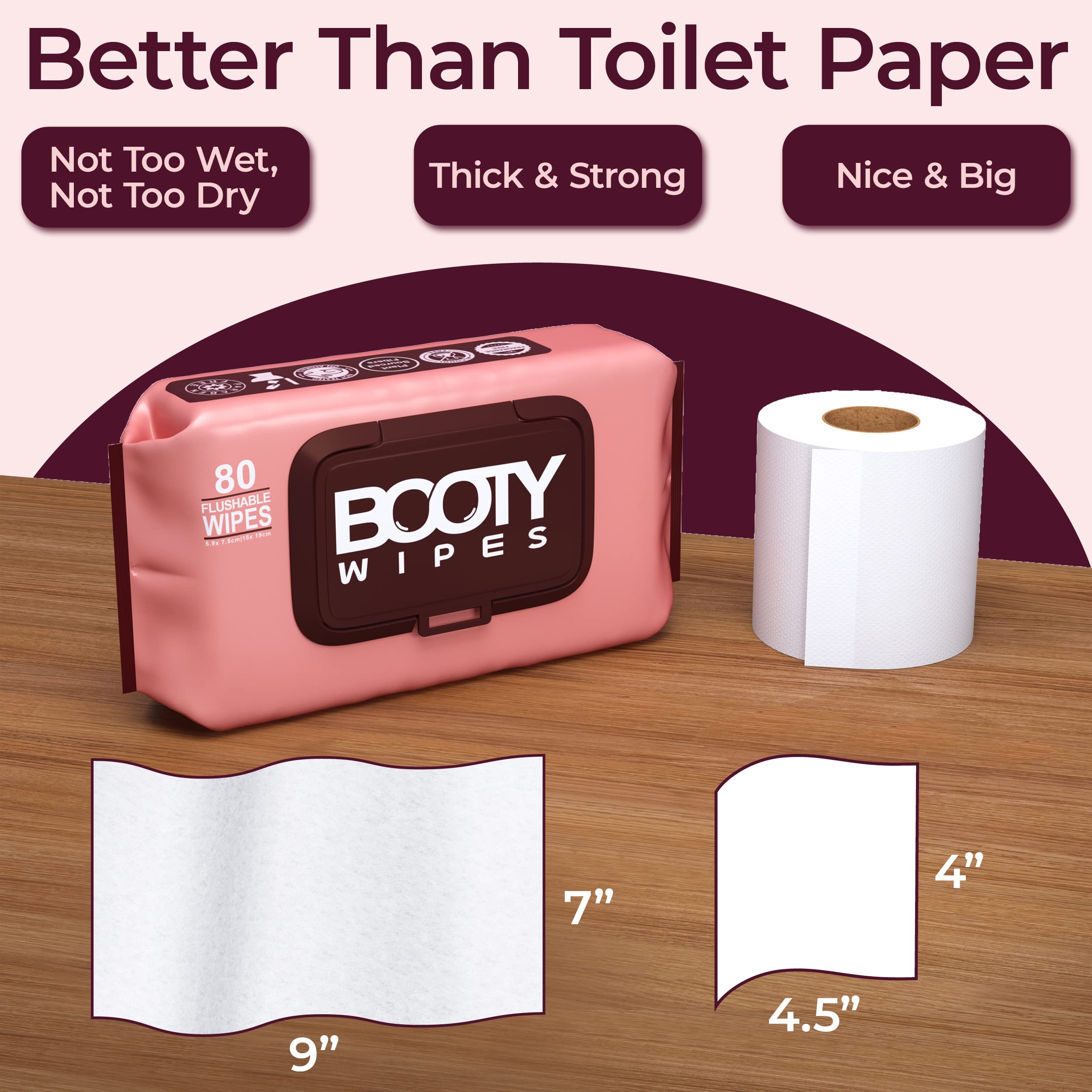 Booty Wipes travel pack keeps you fresh at gym, work, or trips