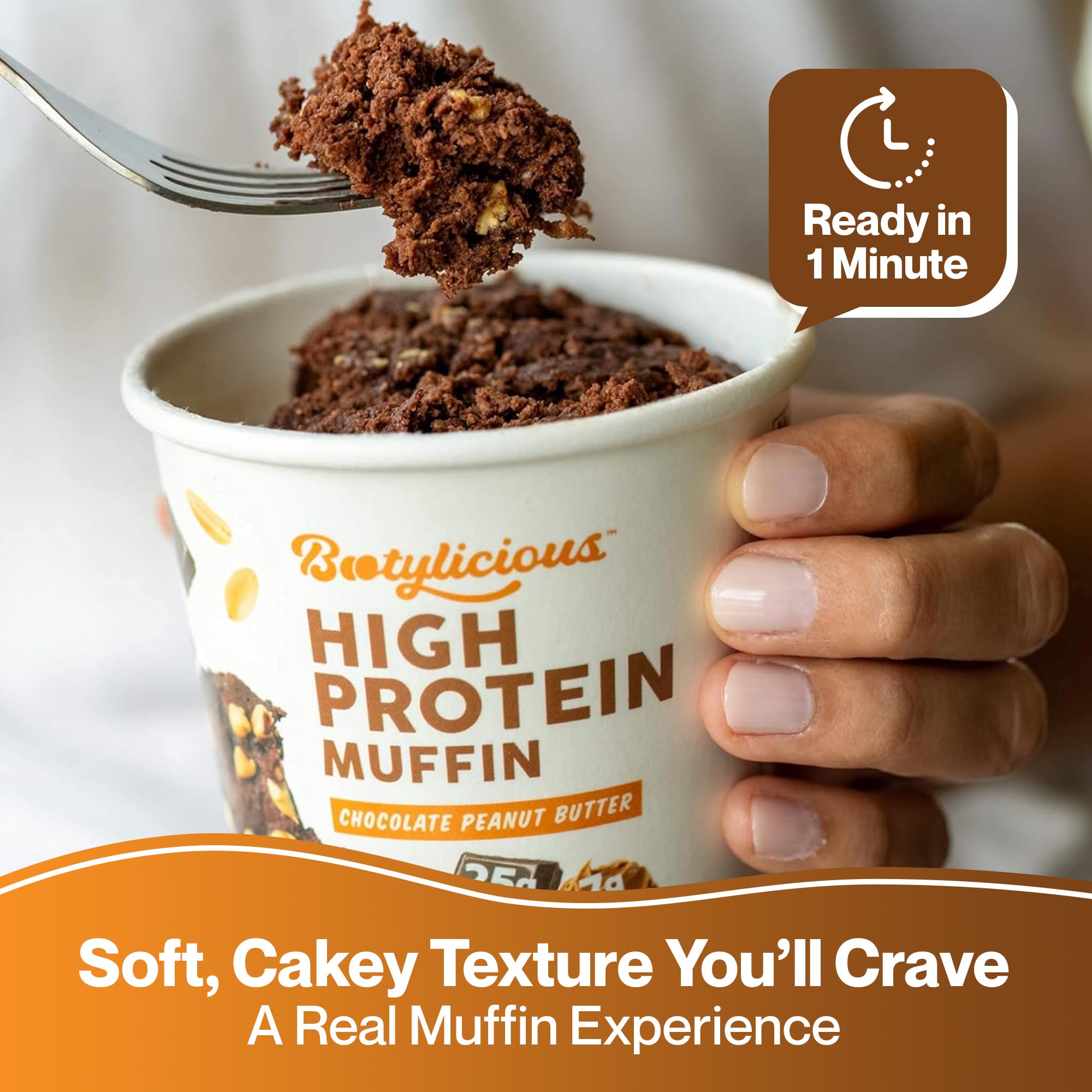 Bootylicious protein blend ingredients showing three-protein mix for balanced texture