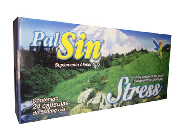Border Beef Pal Sin Stress 24 Caps bottle, for daily calm and focus.