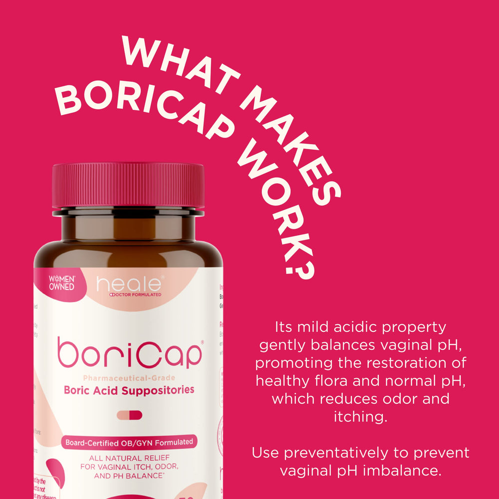 BoriCap Heale capsule pour demonstrating simple administration
