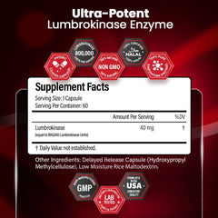 Boscent Lumbrokinase capsules closeup highlighting capsule texture and purity.