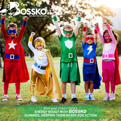 Bossko sulforaphane gummies berry flavors showcase vibrant colors and tasty mood-support idea