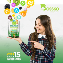 Bossko sulforaphane gummies closeup highlights glossy gummies and antioxidant-rich formulation