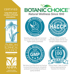 Botanic Choice Fast Act Joint Comfort label with usage directions.
