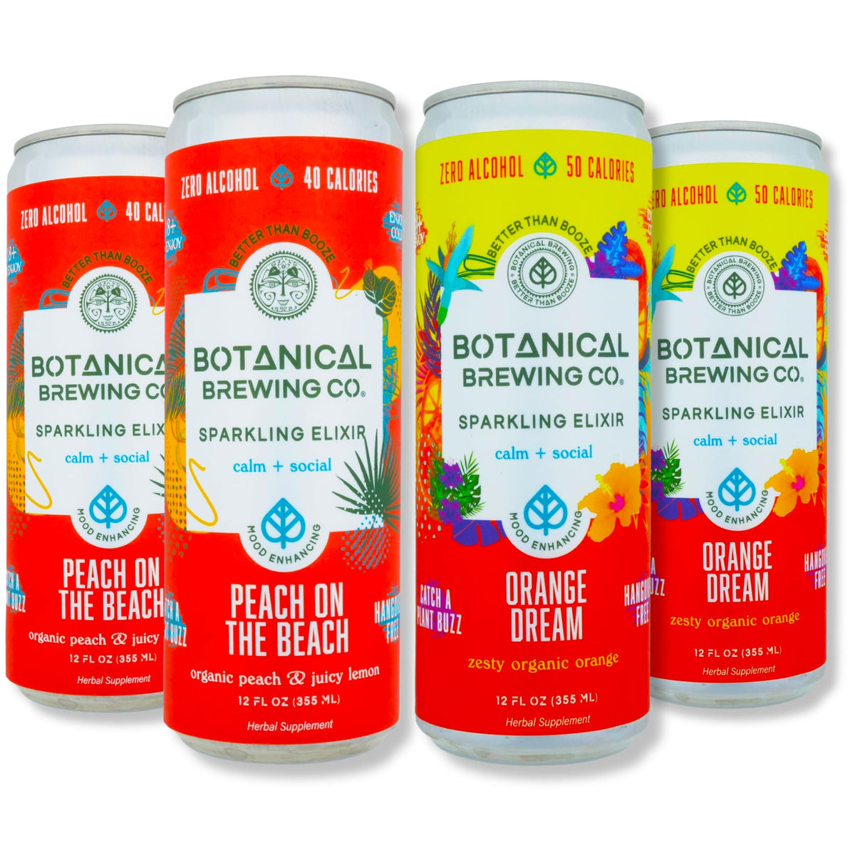 Botanical Brewing Peach on the Beach can highlighting tropical flavor for a refreshing unwind.