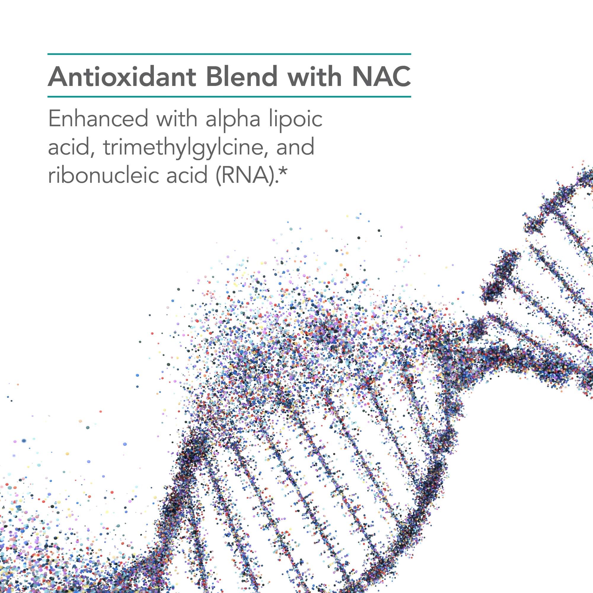 Bottle label emphasizing immune support and hypoallergenic formulation.