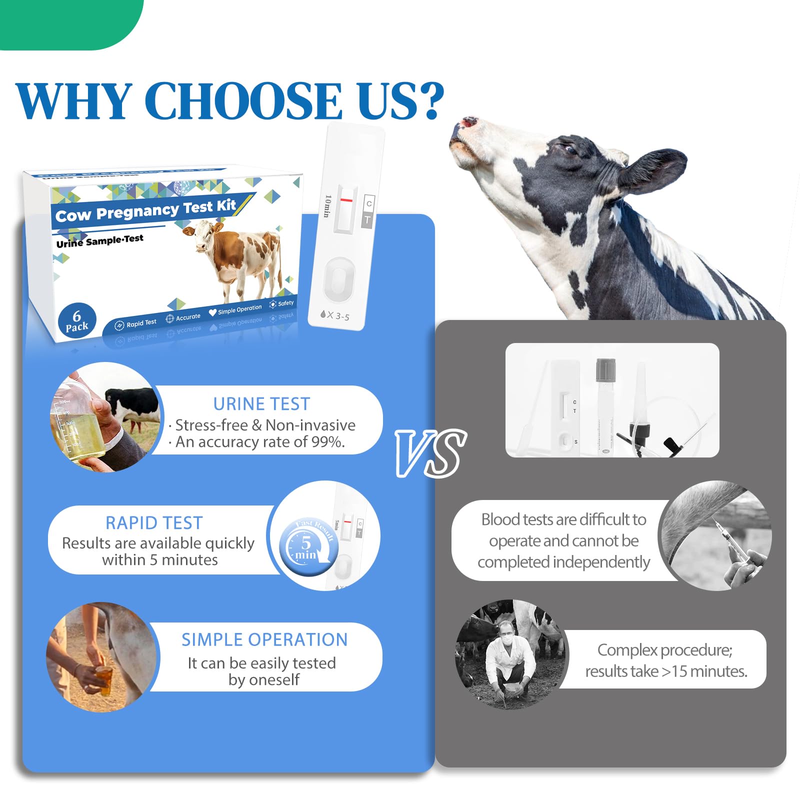 Result card displays clear outcomes for each cow.
