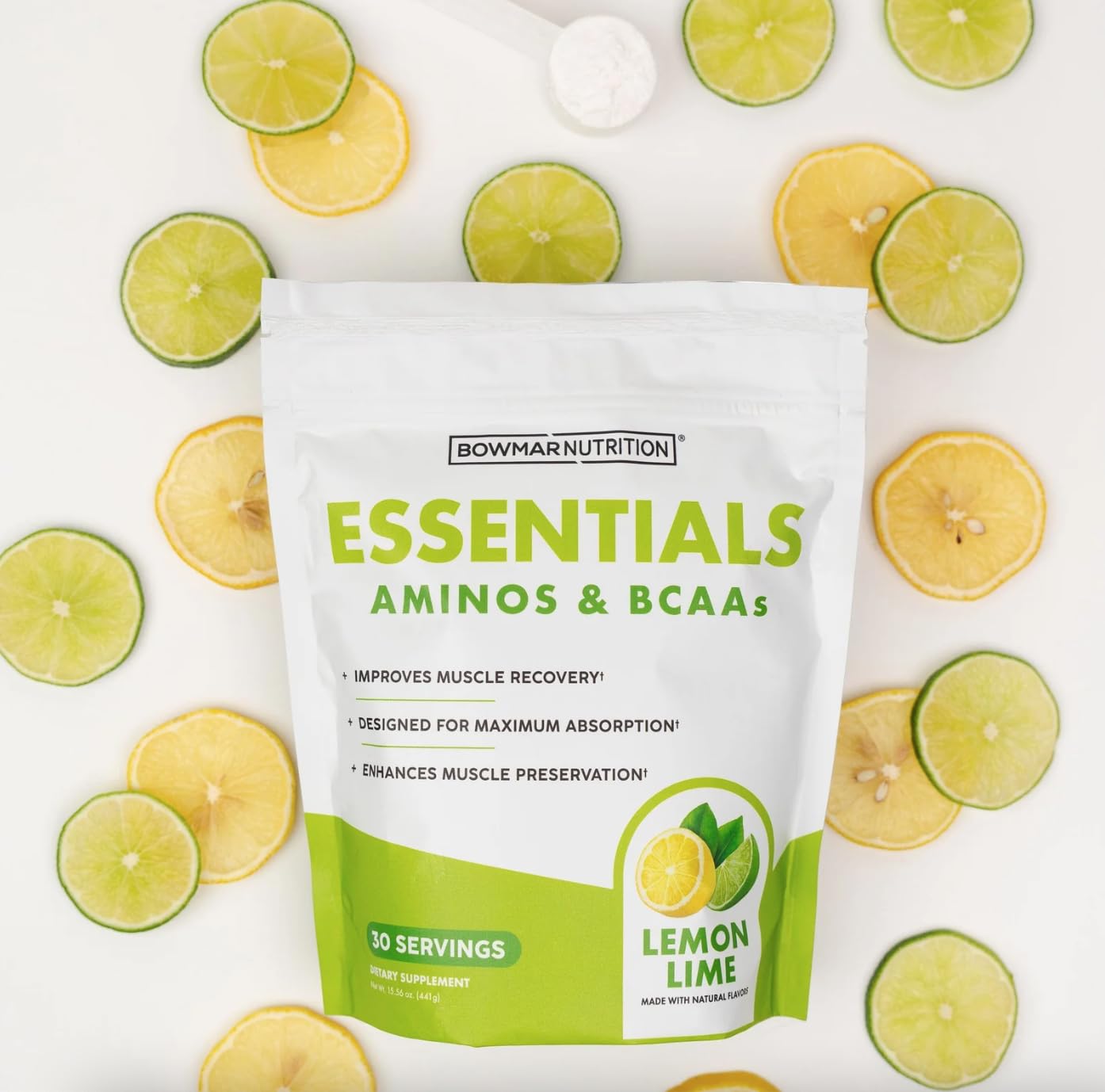 Bowmar Essentials powder being prepared, showing easy mixing before training.