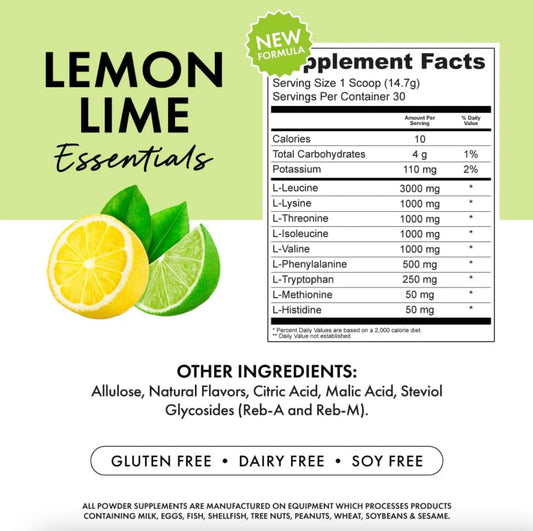 Bowmar Nutrition Essentials scoop measures servings for balanced amino acid intake.