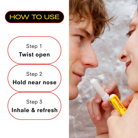 Boy Smells Citrus Sniffer nasal stick menthol citrus scent for daily pick-me-up.