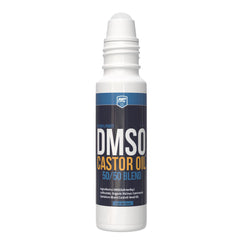 BP Life DMSO + Jamaican Black Castor Oil roll-on bottle for easy, targeted skin hydration