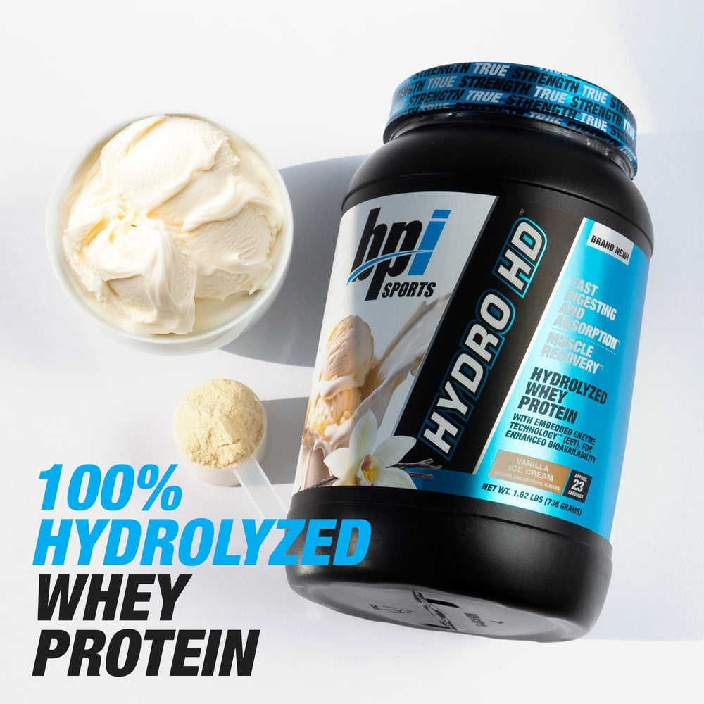 BPI Sports Hydro HD Fruity Loopers flavor; tasty protein for on-the-go fueling.