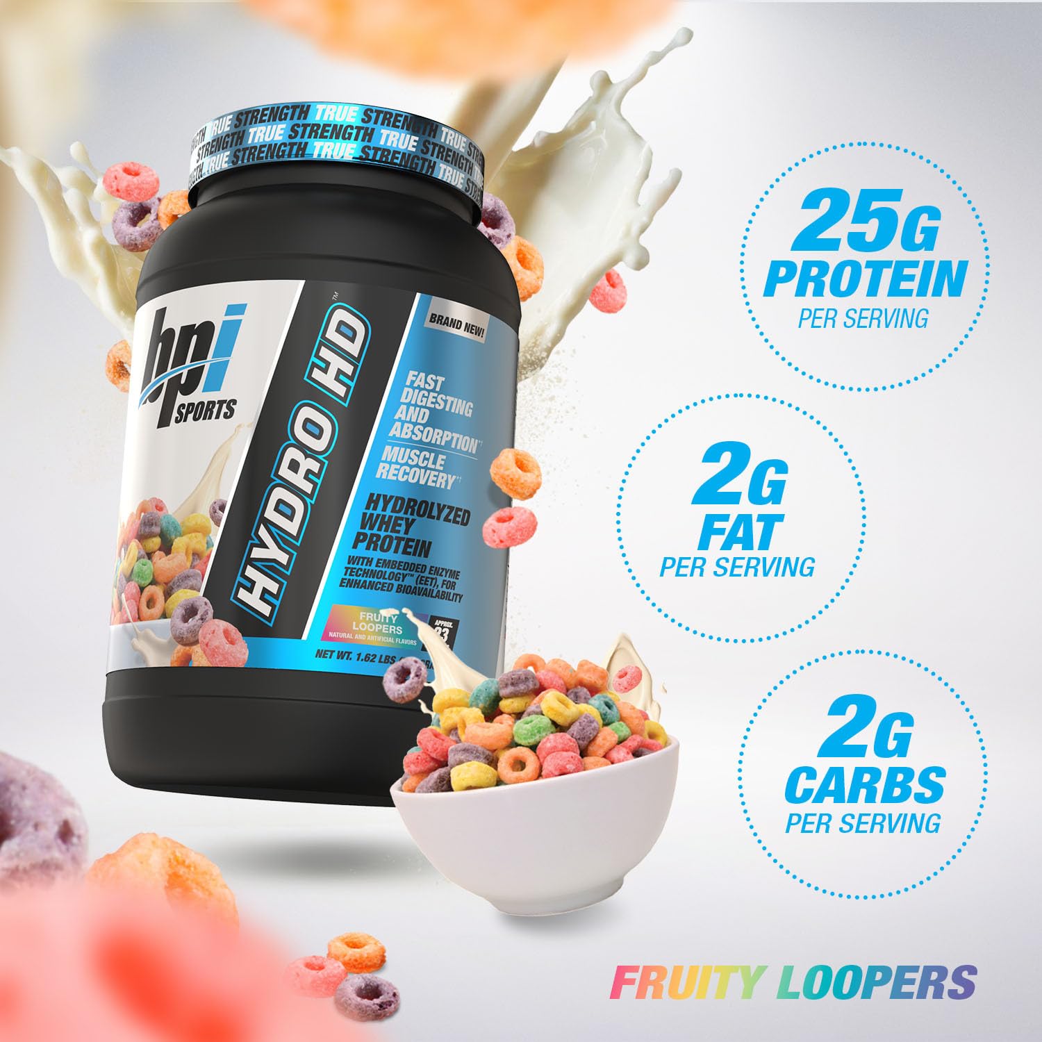 BPI Hydro HD post-workout use shows convenient pre or post training fueling.