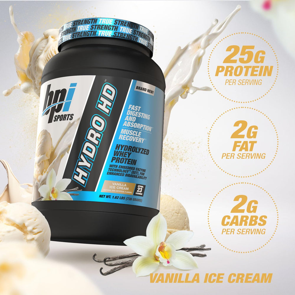 BPI Sports Hydro HD shaker cup; easy preparation for quick protein on the move.