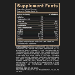 Enzyme blend on Whey HD packaging suggests improved digestion.